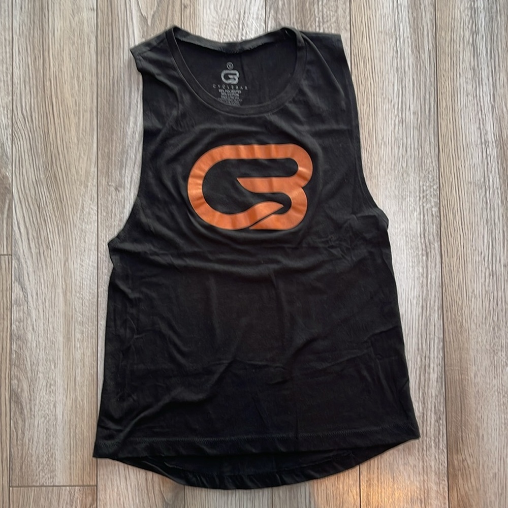CycleBar Tank Top - Black/Orange